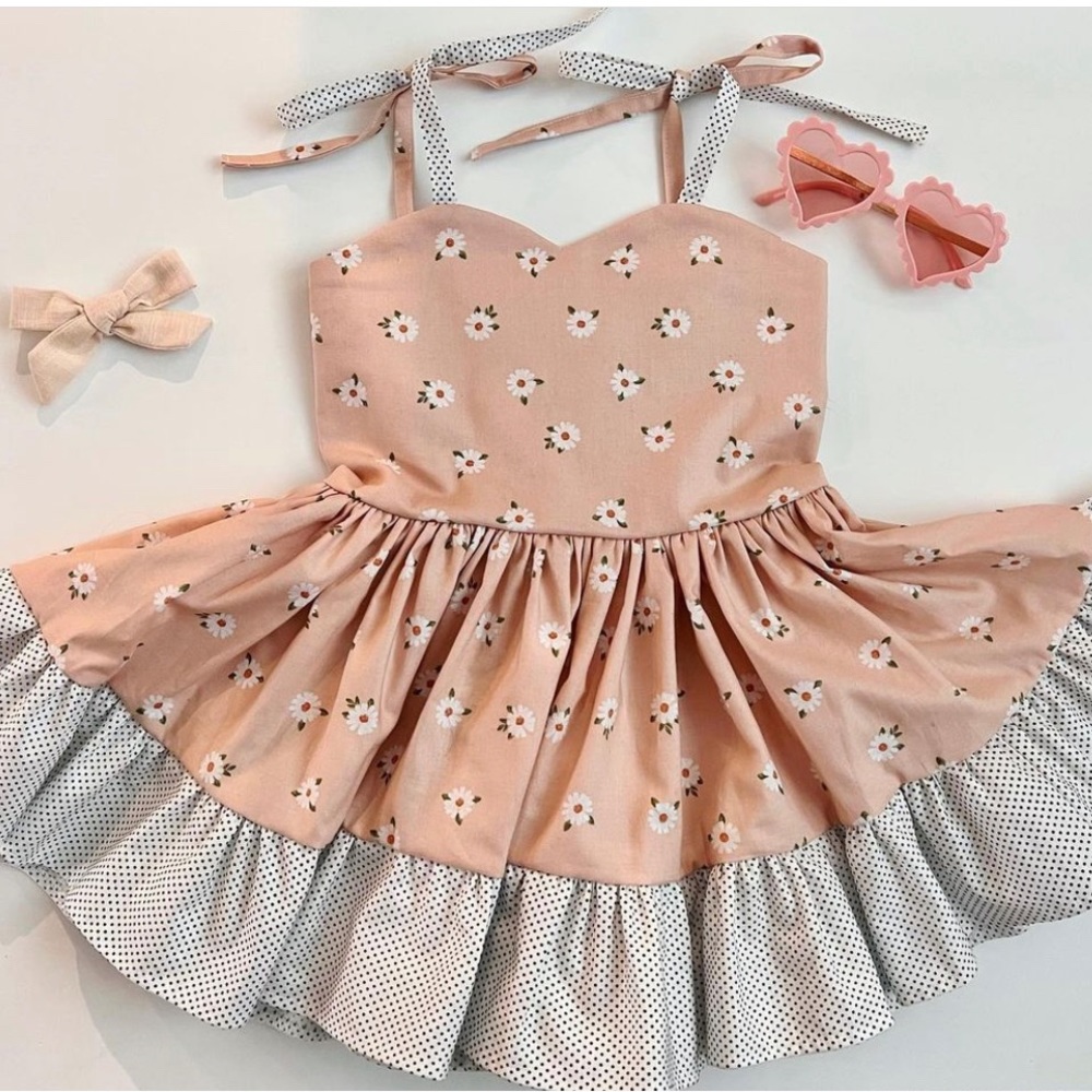 Toddler Blush Daisy Dress